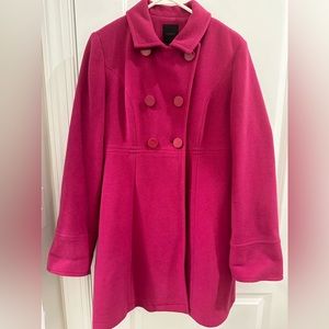 Pink Express Swing Pea Coat